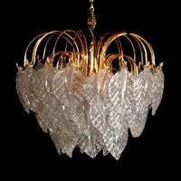 Murano Chandelier, Manner of Barovier & Toso - Sold for $1,750 on 04-11-2015 (Lot 113).jpg